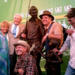 The Dillards, Andy Griffith and statue of Sherriff Andy Taylor